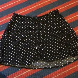 Floral Print Skater Skirt